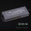 V-TAC LED Fémházas szerelhető vízálló tápegység 60W 5A 12V IP67 - 24263