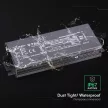 V-TAC LED Fémházas szerelhető vízálló tápegység 60W 5A 12V IP67 - 24263