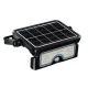 V-TAC 7W Mozgásérzékelős LED napelemes (SOLAR) reflektor 120° 3 az 1-ben (CCT) fekete házas  - 24341