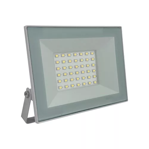 V-TAC 30W LED reflektor 110° 6500K fehér házas - 24418