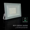 V-TAC 30W LED reflektor 110° 6500K fehér házas - 24418