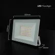 V-TAC 30W LED reflektor 110° 4000K fehér házas - 24420
