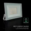 V-TAC 30W LED reflektor 110° 4000K fehér házas - 24420