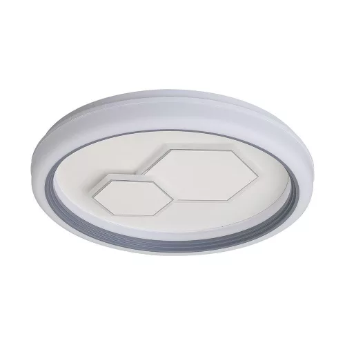 V-TAC 2x30W Dekoratív mennyezeti LED lámpa távirányítóval 3in1  - 24518