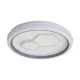 V-TAC 2x30W Dekoratív mennyezeti LED lámpa távirányítóval 3in1  - 24518