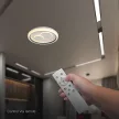 V-TAC 2x30W Dekoratív mennyezeti LED lámpa távirányítóval 3in1  - 24518