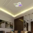 V-TAC 2x40W Dekoratív mennyezeti LED lámpa távirányítóval 3in1  - 24522