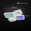 V-TAC 2x40W Dekoratív mennyezeti LED lámpa távirányítóval 3in1  - 24522