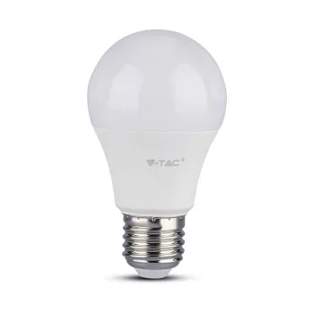   V-TAC LED izzó  E27 A60 6.5W 120lm/W 200° 6400K gömb (Samsung Chip) - 257