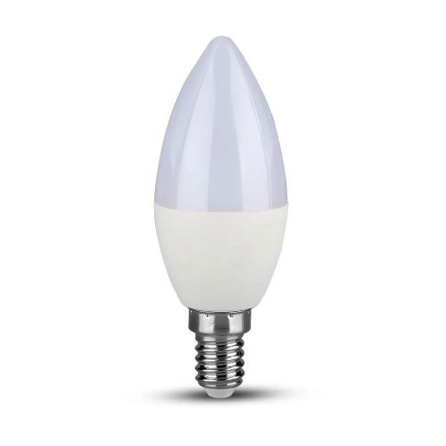 V-TAC LED lámpa E14 C37 4.5W 104lm/W 180° 4000K gyertya (Samsung Chip) - 259
