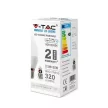V-TAC LED izzó  infra távirányítóval E14 C37 3.5W 200° RGB + 6400K gyertya - 2771