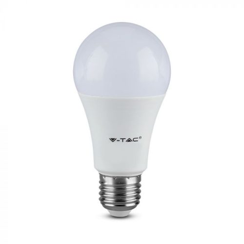 V-TAC LED lámpa E27 A60 9.5W 160lm/W 200° 3000K gömb - 2809