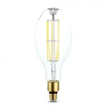   V-TAC Átlátszó LED izzó filament COG  E27 ED120 24W 160lm/W 6400K nagygömb - 2817