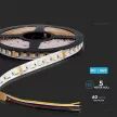 V-TAC LED SZALAG SMD5050 60LED/M 24W/M 24V CCT 3IN1+RGB IP20 - 2895