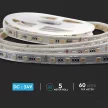 V-TAC LED szalag SMD5050 60LED/M 24W/M 24V IP65 CCT (3000K - 4000K - 6500K) + RGB - 2896