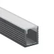 V-TAC Alumínium profil - Falon kívüli - Tejfehér fedlappal - 2000 x 7.8 x 9 mm - 2903