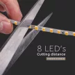 V-TAC LED szalag SMD2835 128LED/M 9W/M 1150lm/M 24V IP20 6400K - 2908