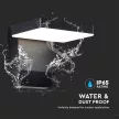 V-TAC 17W LED kültéri lámpa IP65 fekete színű 3000K - 2944