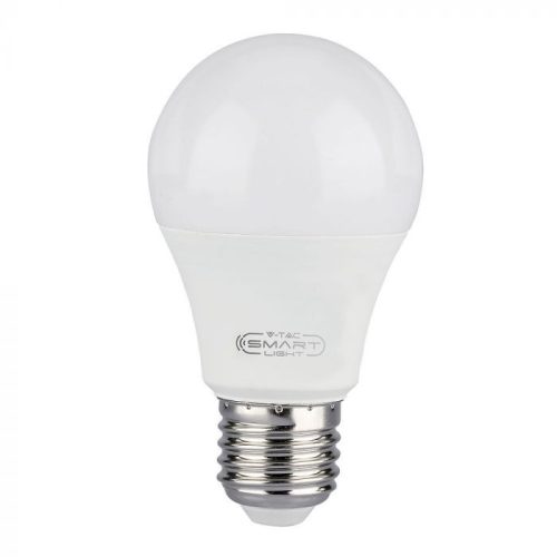 V-TAC Wifis smart LED lámpa E27 A60 8.5W 200° RGB + 3 az 1-ben (CCT) gömb - 2998