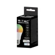 V-TAC Wifis smart LED izzó  E27 A60 8.5W 200° RGB + 3 az 1-ben (CCT) gömb - 2998
