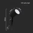 V-TAC LED 7W leszúrható kerti lámpa - RGB + 3 az 1-ben Alexa és Google Home kompatibilis - 3014