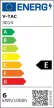V-TAC LED 7W leszúrható kerti lámpa - RGB + 3 az 1-ben Alexa és Google Home kompatibilis - 3014