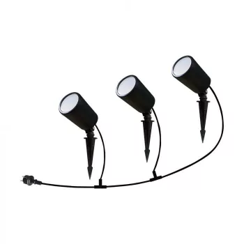   V-TAC LED 3x7W leszúrható kerti lámpa - RGB + 3 az 1-ben Alexa és Google Home kompatibilis - 3015
