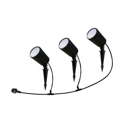 V-TAC LED 3x7W leszúrható kerti lámpa - RGB + 3 az 1-ben Alexa és Google Home kompatibilis - 3015