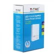V-TAC LED Fémházas szerelhető esőálló tápegység 60W 14A 12V IP44 - 3070