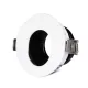 V-TAC Led GU10 Spot Keret Fehér+Fekete kör alakú - 3161