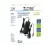 V-TAC LED Műanyagházas dugvillás tápegység 30W 2.5A 12V IP44 - 3238