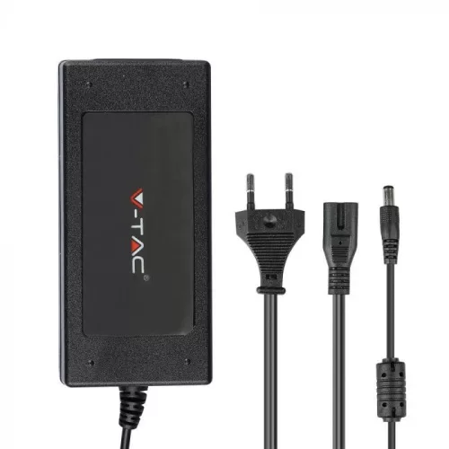 V-TAC LED Műanyagházas dugvillás tápegység 60W 5A 12V IP44 - 3239