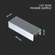 V-TAC LED Fémházas szerelhető tápegység 60W 5A 12V IP20 - 3246