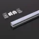 V-TAC Alumínium profil - Falon kívüli - Tejfehér fedlappal - 2000 x 17.2 x 15.5 mm - 3354