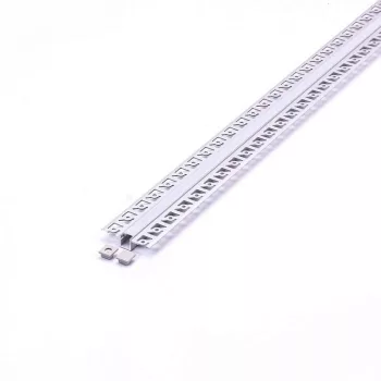   V-TAC Alumínium profil - Gipszkartonba glettelhető - Tejfehér fedlappal - 2000 x 52.1 x 13.3 mm - 3360