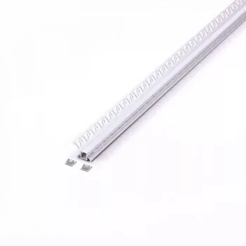   V-TAC Alumínium profil - Gipszkartonba glettelhető - Sarok belső - Tejfehér fedlappal  2000 x 45.4 x 25.14 mm  - 3362