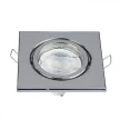 V-TAC Led GU10 Spot Keret Négyzet Alakú Állítható Króm - 3474