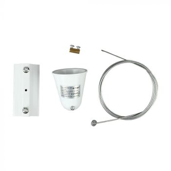   V-TAC Függősín világítás Csomag 1M/4Szakasz Fehér - 3566