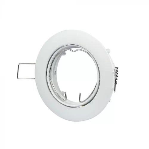 V-TAC Led GU10 Spot Keret Kerek Állítható Fehér - 3587