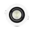 V-TAC Led GU10 Spot Keret Kerek Fehér - 3595