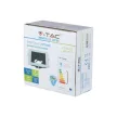 V-TAC Led GU10 Spot Keret Négyzet alakú Fehér - 3597