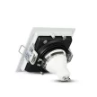 V-TAC Led GU10 Spot Keret Négyzet alakú Fehér - 3597