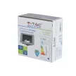 V-TAC Led GU10 Spot Keret Négyzet alakú matt króm - 3598