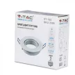 V-TAC Led 1 x GU10 Spot Keret Kerek Fehér - 3599