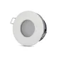 V-TAC Led GU10 Spot Keret Kerek Matt Fehér ф84 IP54 - 3613