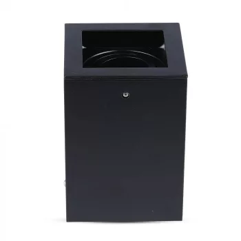   V-TAC Led GU10 Spot Felületre szerelhető keret Szögletes Fekete - 3631