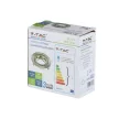 V-TAC Led GU10 Spot Keret Kerek matt króm - 3646