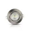 V-TAC Led GU10 Spot Keret Kerek matt króm - 3646