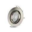 V-TAC Led GU10 Spot Keret Kerek matt króm - 3646