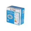 V-TAC Led GU10 Spot Keret Kerek Ezüstszürke - 3647
